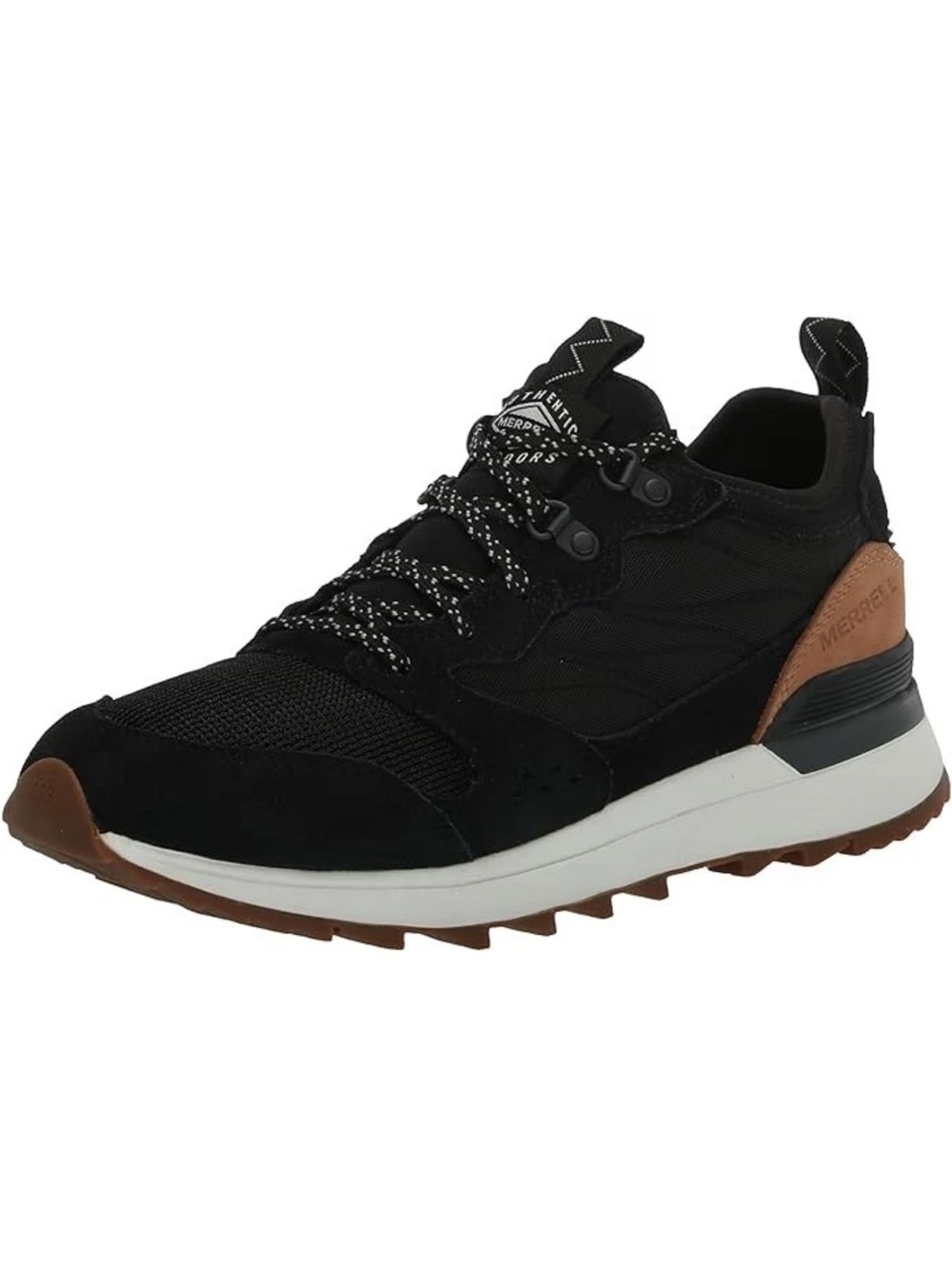 Merrell Womens Alpine 83 Sneaker Recraft Suede Leather Black Shoes NEW 8.5 M box